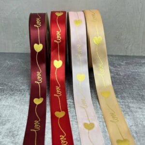 Satenska traka Love