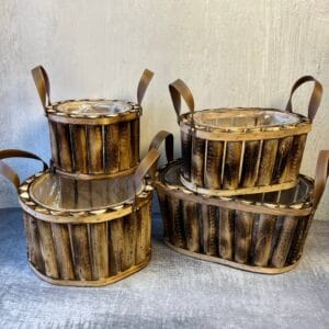 Drvena korpa set 2/1