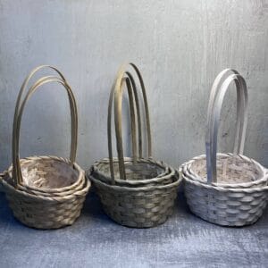 Pletene korpice-set 3/1